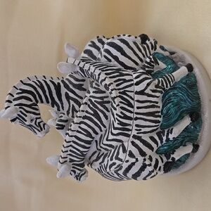Vintage Zebra Trinket Box